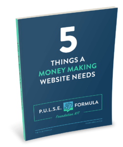 5 things a money making website needs cover